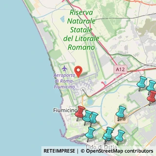 Mappa 00054 Fiumicino RM, Italia (7.44273)