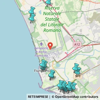 Mappa 00054 Fiumicino RM, Italia (6.80278)