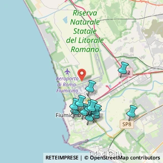 Mappa 00054 Fiumicino RM, Italia (4.25167)