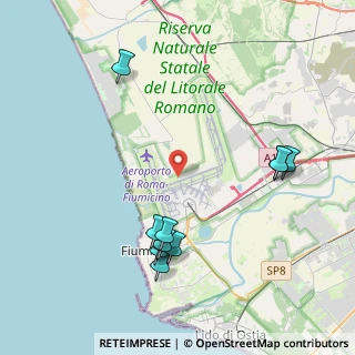 Mappa 00054 Fiumicino RM, Italia (4.76818)