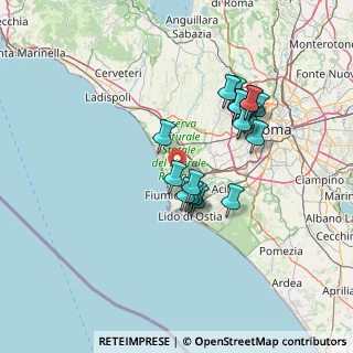 Mappa 00054 Fiumicino RM, Italia (13.077)