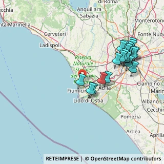 Mappa 00054 Fiumicino RM, Italia (17.614)