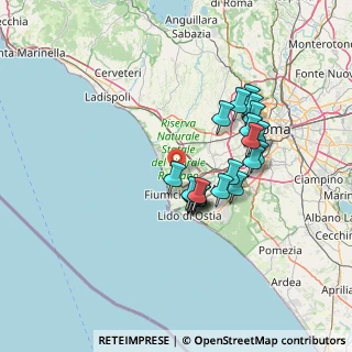 Mappa 00054 Fiumicino RM, Italia (12.4115)