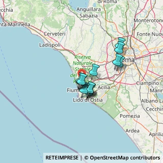 Mappa 00054 Fiumicino RM, Italia (9.34786)