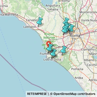 Mappa 00054 Fiumicino RM, Italia (13.10083)