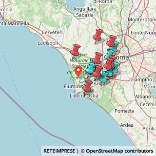 Mappa 00054 Fiumicino RM, Italia (11.283)