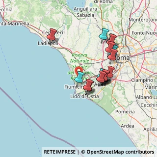 Mappa 00054 Fiumicino RM, Italia (13.3845)