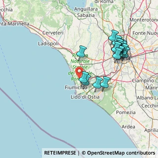 Mappa 00054 Fiumicino RM, Italia (17.087)