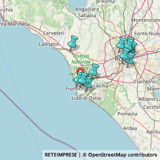 Mappa 00054 Fiumicino RM, Italia (15.43909)