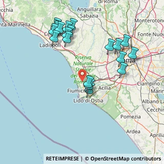 Mappa 00054 Fiumicino RM, Italia (18.511)
