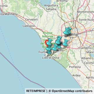 Mappa 00054 Fiumicino RM, Italia (9.42538)