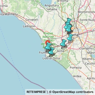 Mappa 00054 Fiumicino RM, Italia (13.58077)