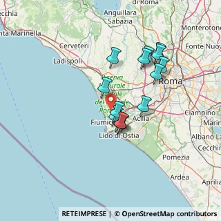 Mappa 00054 Fiumicino RM, Italia (12.45786)