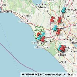 Mappa 00054 Fiumicino RM, Italia (18.73923)