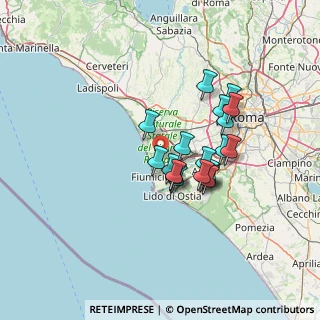 Mappa 00054 Fiumicino RM, Italia (11.2455)