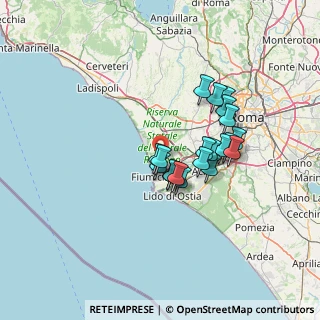 Mappa 00054 Fiumicino RM, Italia (11.2245)