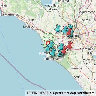 Mappa 00054 Fiumicino RM, Italia (12.8)