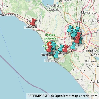 Mappa 00054 Fiumicino RM, Italia (14.7895)