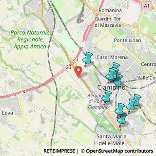 Mappa Via degli Armentieri, 00178 Roma RM, Italia (2.55417)