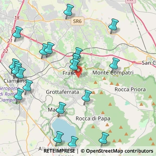 Mappa Via del Tuscolo km 1.500, 00044 Frascati RM, Italia (5.864)