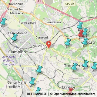 Mappa Via della Mola Cavona, 00118 Roma RM, Italia (3.64071)