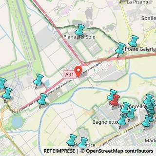 Mappa Via Varsavia, 00054 Fiumicino RM, Italia (3.8255)