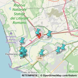 Mappa Via Varsavia, 00054 Fiumicino RM, Italia (4.72727)