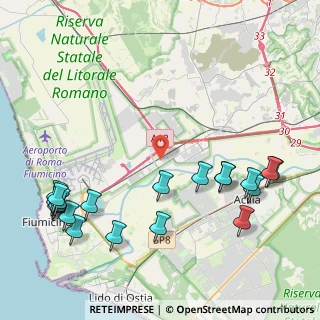 Mappa Via Varsavia, 00054 Fiumicino RM, Italia (5.732)
