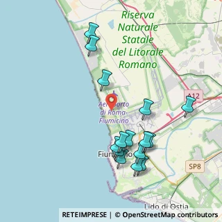 Mappa Via dei Nautili, 00054 Focene RM, Italia (4.436)