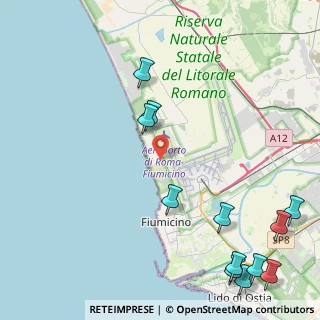 Mappa Via dei Nautili, 00054 Focene RM, Italia (6.36667)