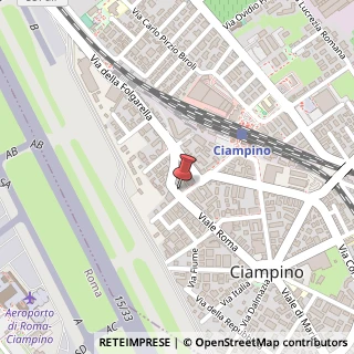 Mappa Via San Francesco D'Assisi, 74, 00043 Ciampino, Roma (Lazio)