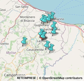 Mappa Corso A. Magliano, 86035 Larino CB, Italia (9.54417)