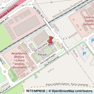 Mappa Via Stoccolma, 11, 00054 Fiumicino, Roma (Lazio)