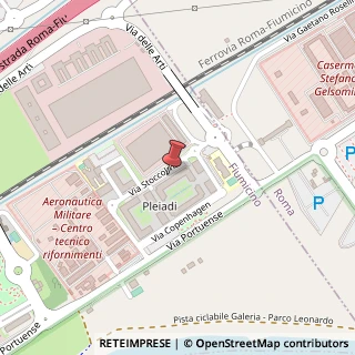 Mappa Via Stoccolma, 11/B, 00054 Fiumicino, Roma (Lazio)