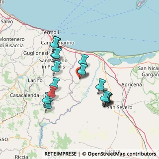 Mappa Via Giovanni Bovio, 71010 Serracapriola FG, Italia (13.9045)