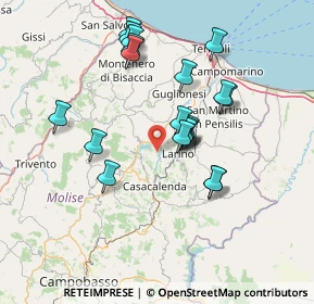 Mappa Contrada Olivoli, 86035 Larino CB, Italia (13.769)