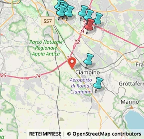 Mappa Via dei Maccari, 00178 Roma RM, Italia (5.25385)