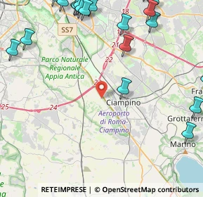 Mappa Via dei Maccari, 00178 Roma RM, Italia (6.8395)