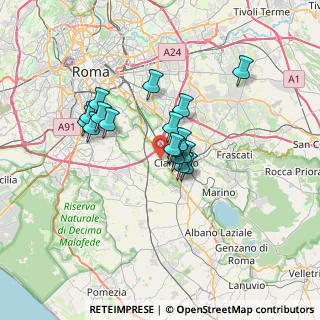 Mappa Via dei Maccari, 00178 Roma RM, Italia (5.35118)