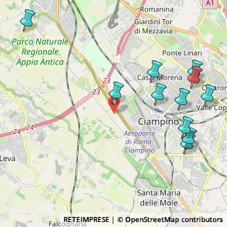 Mappa Via dei Maccari, 00178 Roma RM, Italia (2.83727)