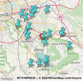 Mappa Via del Termine, 00046 Grottaferrata RM, Italia (8.446)