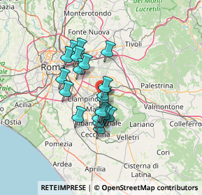 Mappa Via del Termine, 00046 Grottaferrata RM, Italia (10.411)