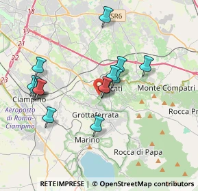 Mappa Via del Termine, 00046 Grottaferrata RM, Italia (3.61429)