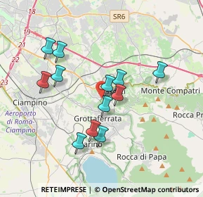 Mappa Via del Termine, 00046 Grottaferrata RM, Italia (3.3975)