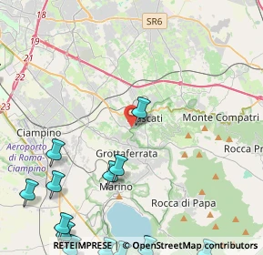 Mappa Via del Termine, 00046 Grottaferrata RM, Italia (7.23857)