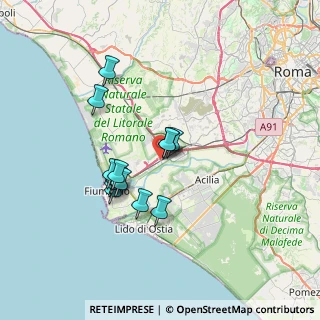 Mappa Viale delle Arti, 00054 Fiumicino RM, Italia (6.075)