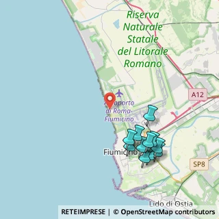 Mappa Via delle Carenarie, 00054 Fiumicino RM, Italia (4.72182)