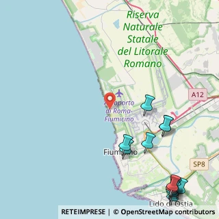 Mappa Via delle Carenarie, 00054 Fiumicino RM, Italia (6.91846)