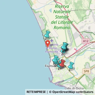 Mappa Via delle Carenarie, 00054 Fiumicino RM, Italia (3.72692)