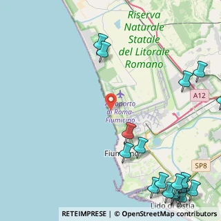 Mappa Via delle Carenarie, 00054 Focene RM, Italia (7.42556)